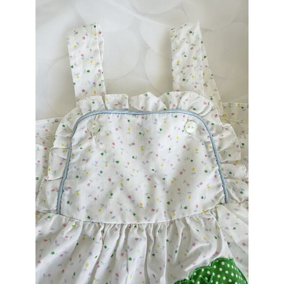 Vintage 80s Sesame Street Baby Girl Dress Size 1 COOKIE MONSTER Swing - Picture 4 of 5